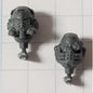 40k Space Marine Bits Aggressor Gravis Armor Sergeant Bare & Helmet Head Set