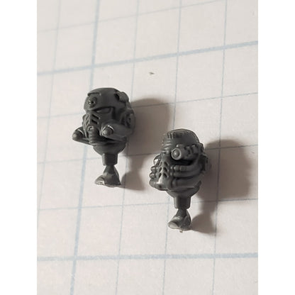 40k Space Marine Bits Aggressor Gravis Armor Sergeant Bare & Helmet Head Set