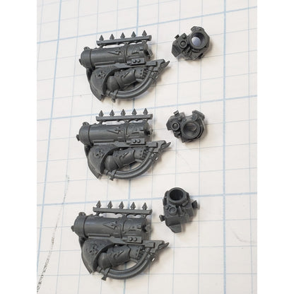 Chaos Space Marine Bits Legionary Missile Launcher #38 x3 Set 40K
