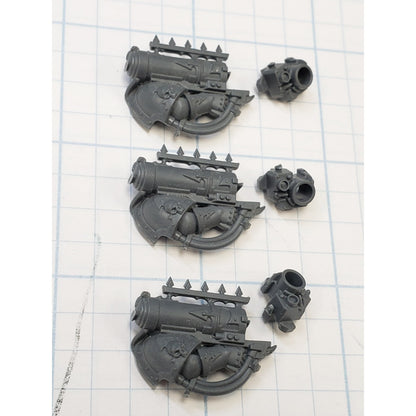 Chaos Space Marine Bits Legionary Missile Launcher #38 x3 Set 40K