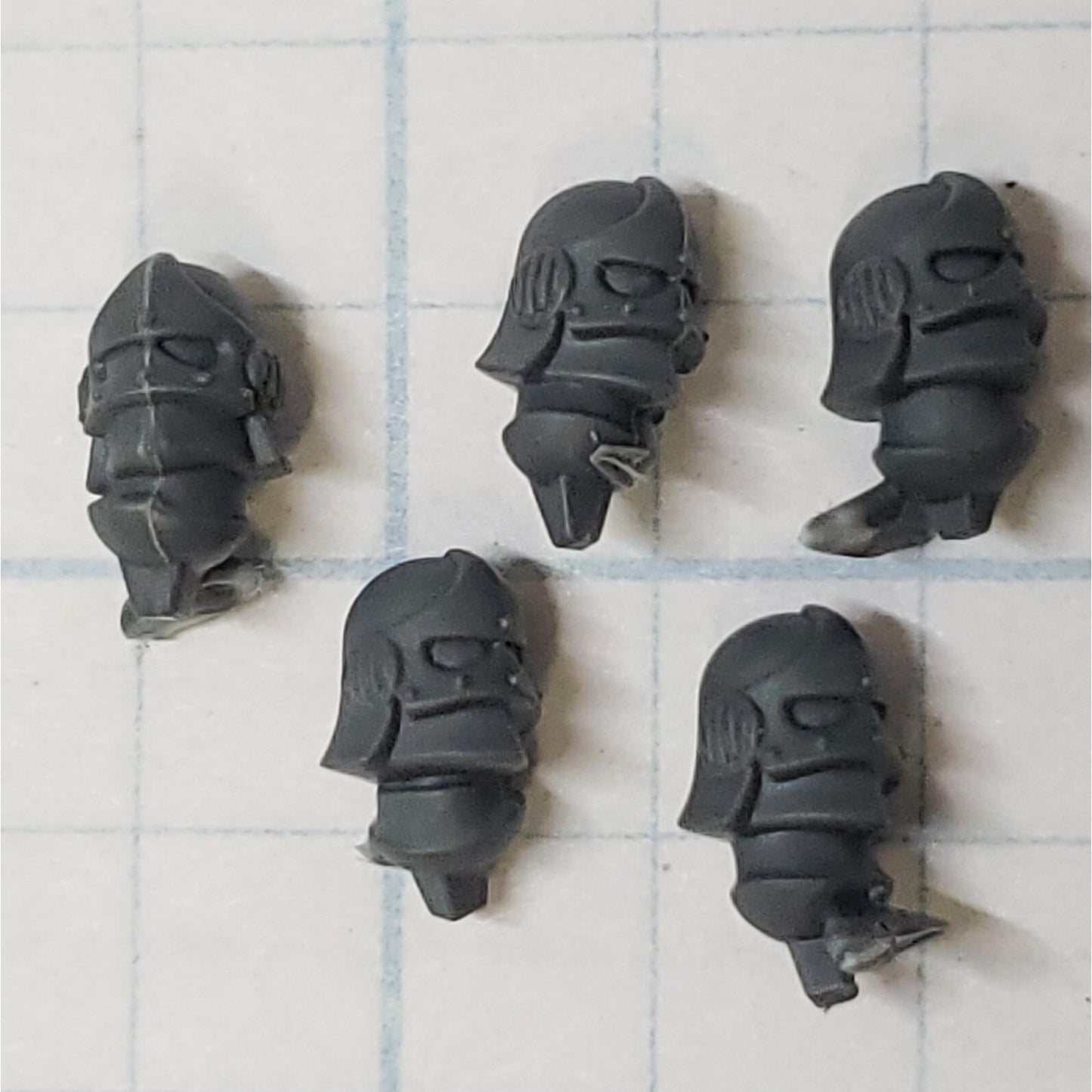 40k Adeptus Sororitas Bits Seraphim Helmet Heads x5 S06