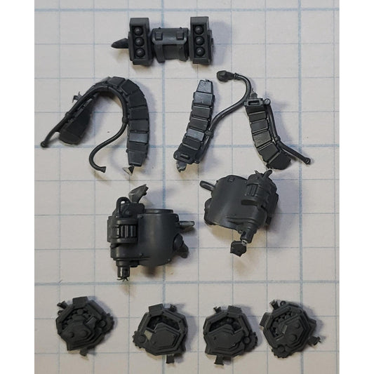 40k Space Marine Bits Aggressor Boltstorm Gauntlets w Fragstorm #11