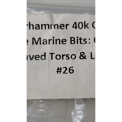 40k Chaos Space Marine Bits Chosen Engraved Torso & Legs Set #26