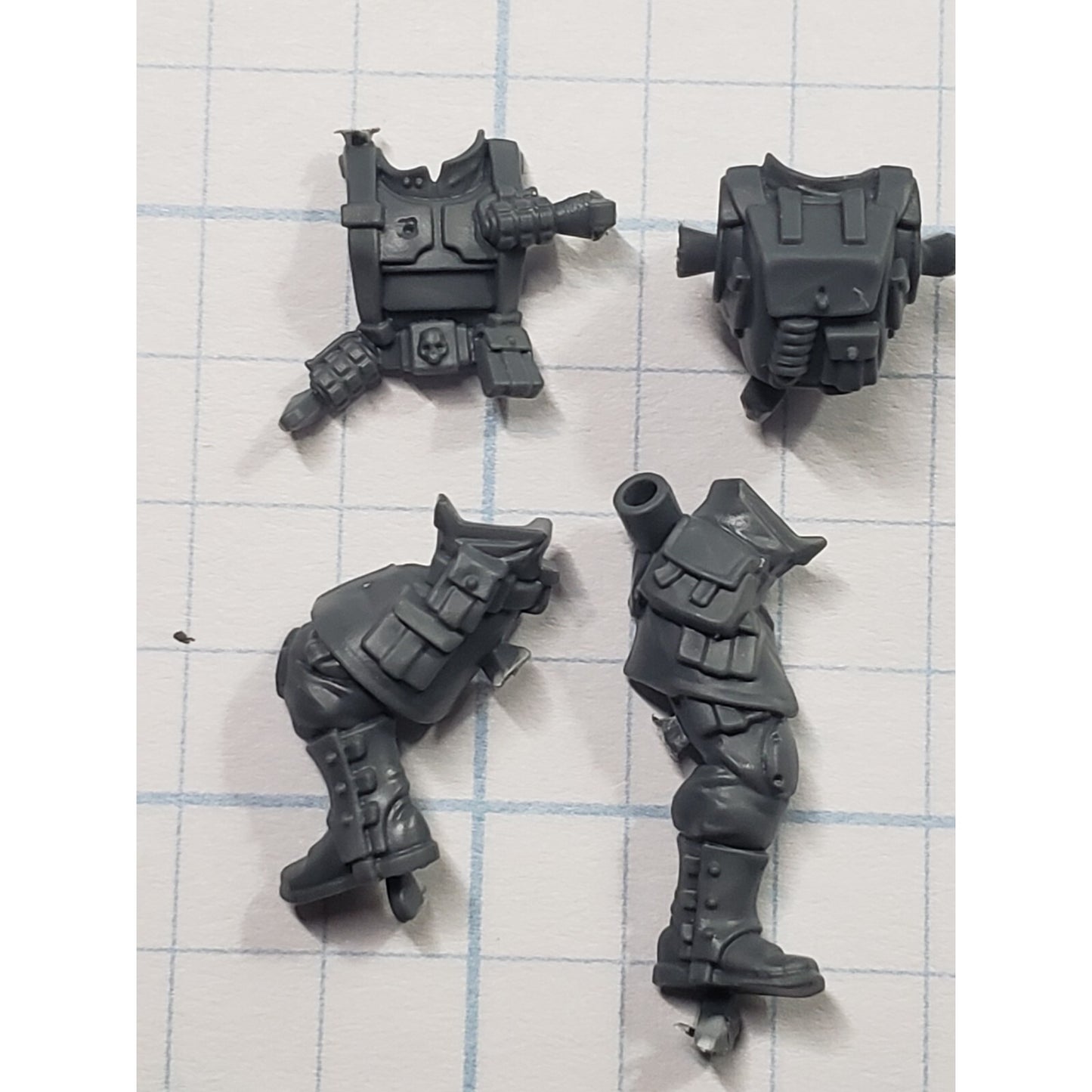 40k Astra Militarum Bits Cadian Shock Troops Torso Legs Set T36