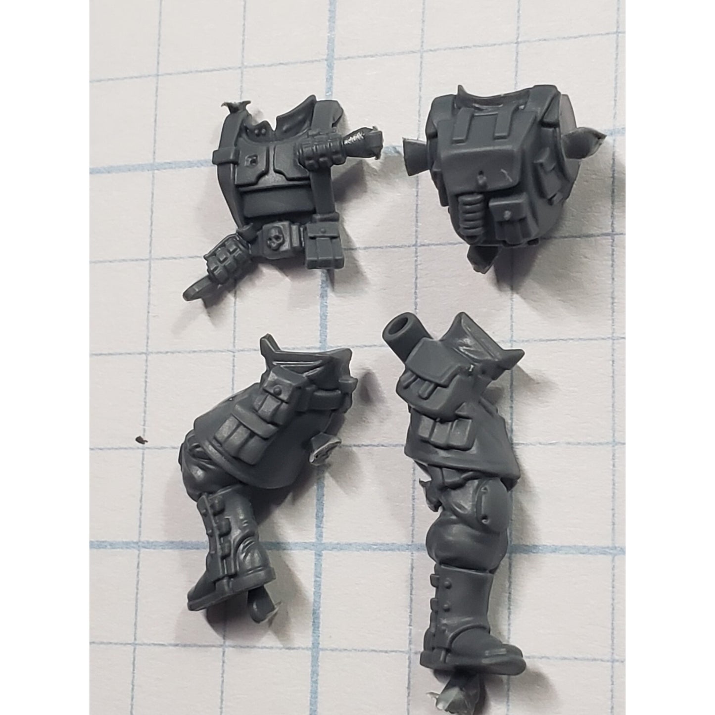 40k Astra Militarum Bits Cadian Shock Troops Torso Legs Set T36