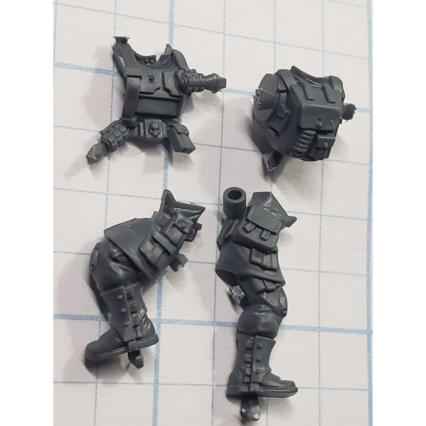 40k Astra Militarum Bits Cadian Shock Troops Torso Legs Set T36