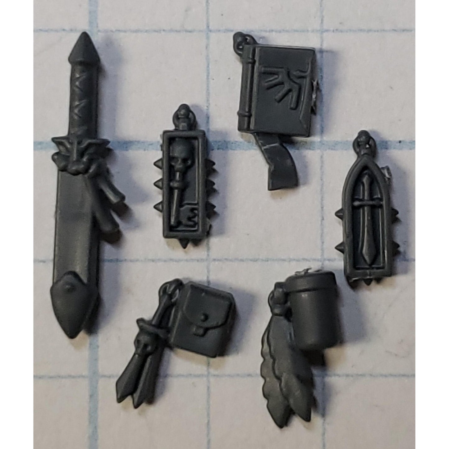 40k Dark Angels Bits Upgrade Relics Dagger Sheath Book of Litanies #40