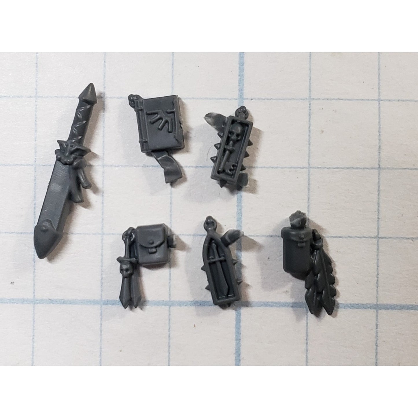 40k Dark Angels Bits Upgrade Relics Dagger Sheath Book of Litanies #40