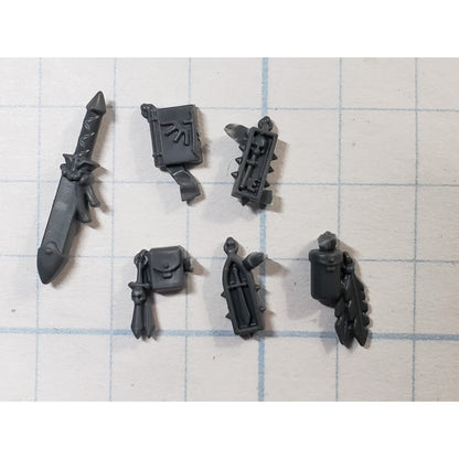 40k Dark Angels Bits Upgrade Relics Dagger Sheath Book of Litanies #40