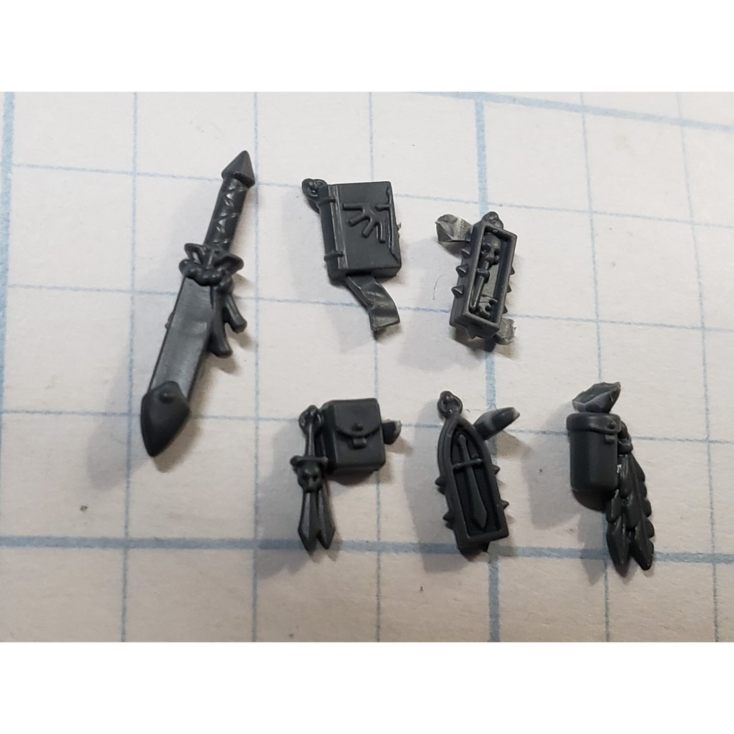 40k Dark Angels Bits Upgrade Relics Dagger Sheath Book of Litanies #40