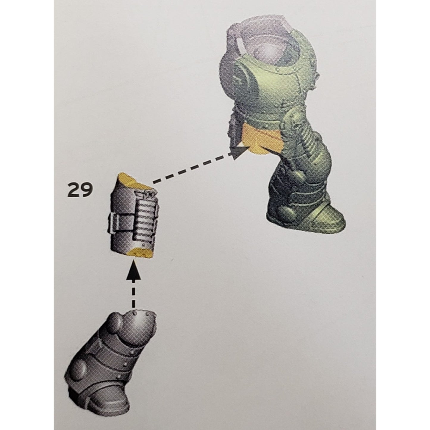 30k Space Marine Bits Legionnaire Mark II Crusade Armor Body Legs #26
