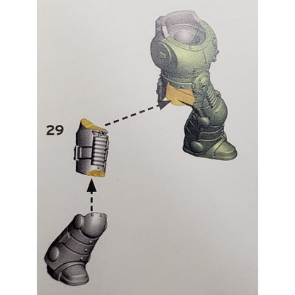 30k Space Marine Bits Legionnaire Mark II Crusade Armor Body Legs #26