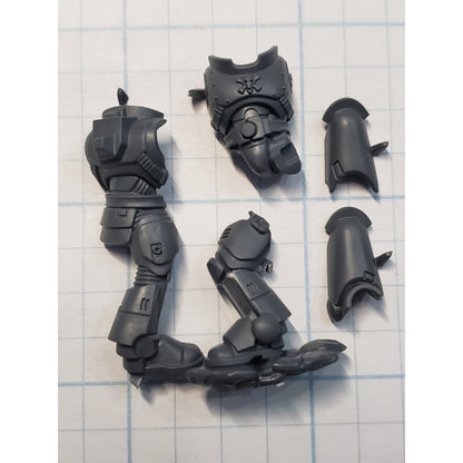 40k Space Wolves Bits Grey Hunters Pack Torso Legs Mark X Armor #43