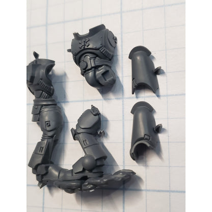 40k Space Wolves Bits Grey Hunters Pack Torso Legs Mark X Armor #43