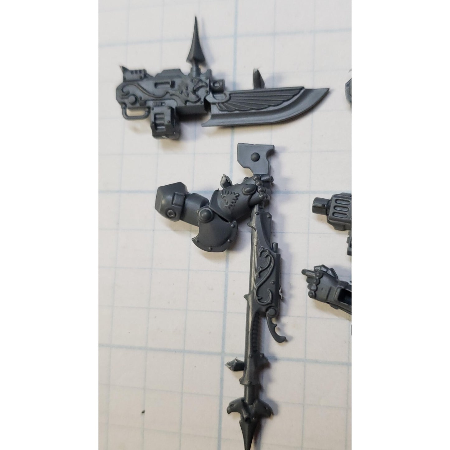 40k Adeptus Custodes Bits Allarus Terminator Guardian Spear Castellan Axe B28
