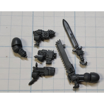 40k Space Marine Bits Devastator Pistol Chainsword Power Sword Pistol Set