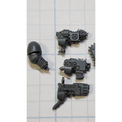 40k Space Marine Bits Devastator Pistol Chainsword Power Sword Pistol Set