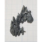 40k Black Templar Bits Marshal Rocky Base Terrain