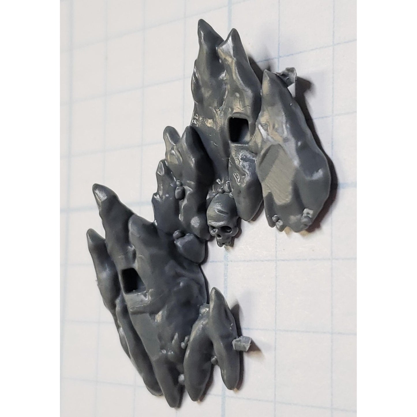 40k Black Templar Bits Marshal Rocky Base Terrain