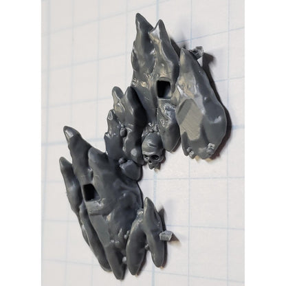 40k Black Templar Bits Marshal Rocky Base Terrain