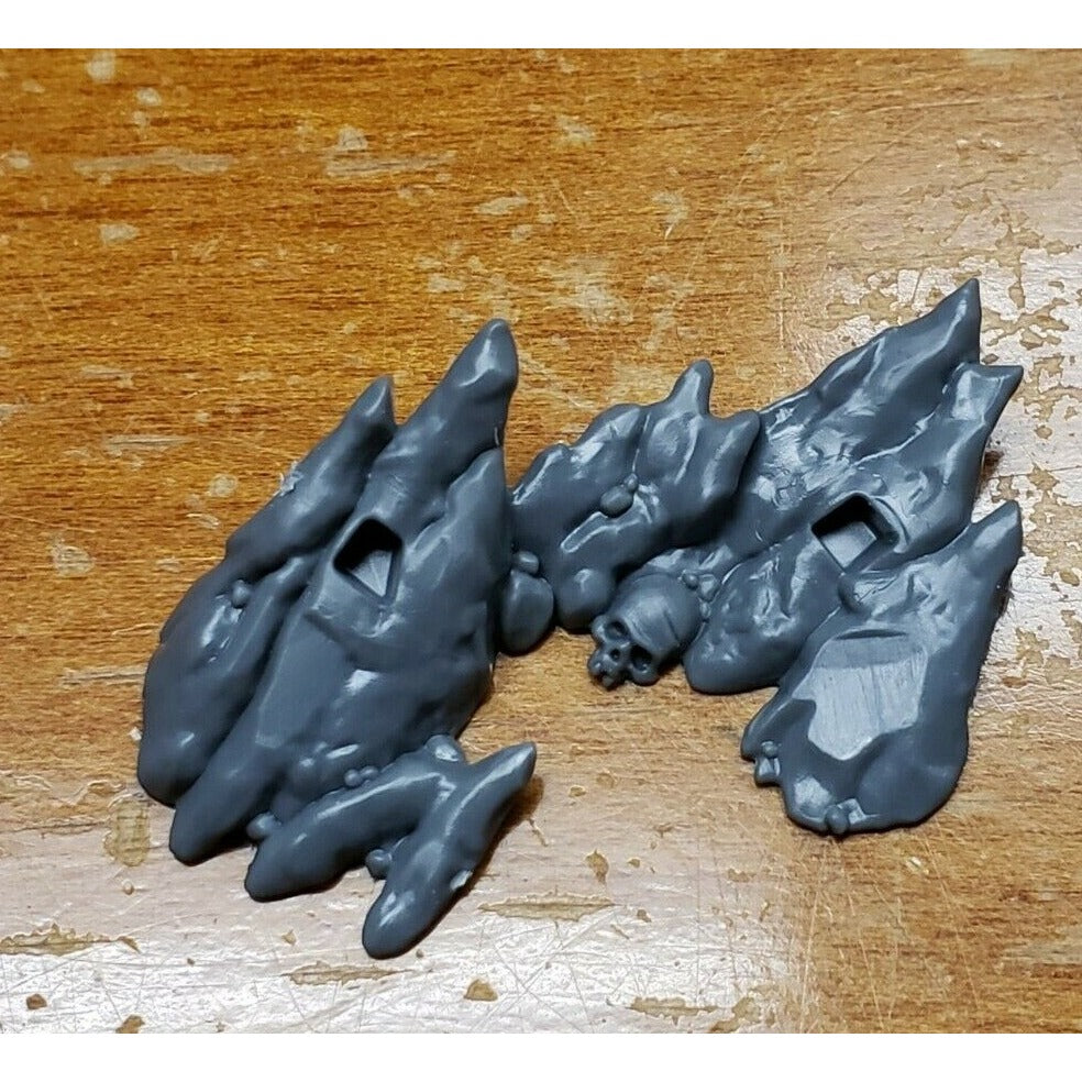 40k Black Templar Bits Marshal Rocky Base Terrain