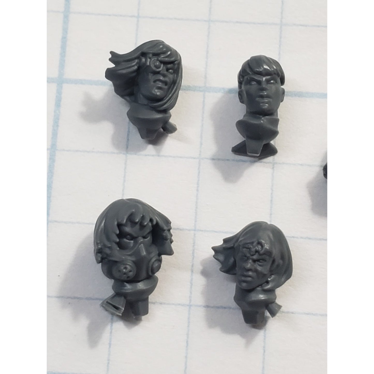 40k Adeptus Sororitas Bits Seraphim Bare Female Heads x5 Set B