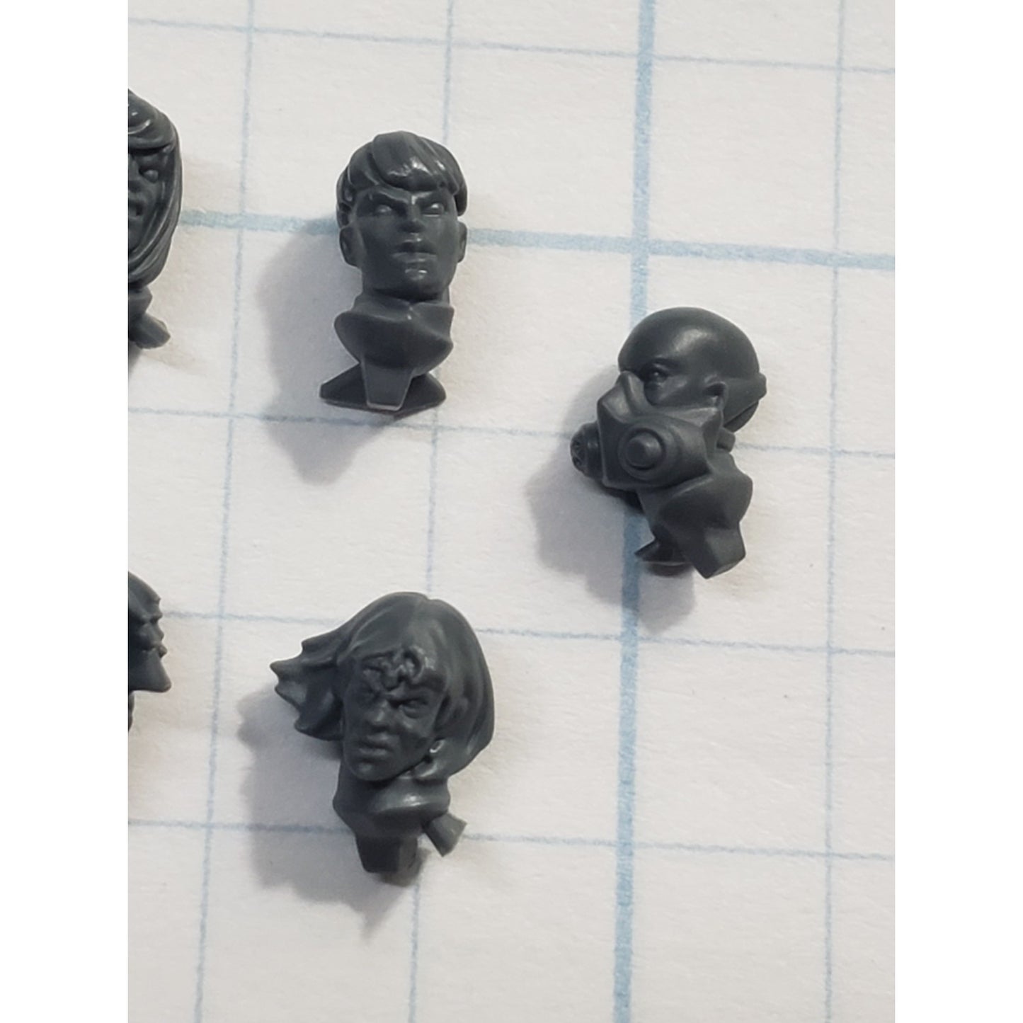 40k Adeptus Sororitas Bits Seraphim Bare Female Heads x5 Set B