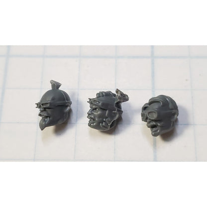 Necromunda Bits Orlock Weapon Upgrade Bare Heads x3 S03