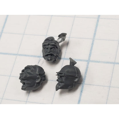 Necromunda Bits Orlock Weapon Upgrade Bare Heads x3 S03