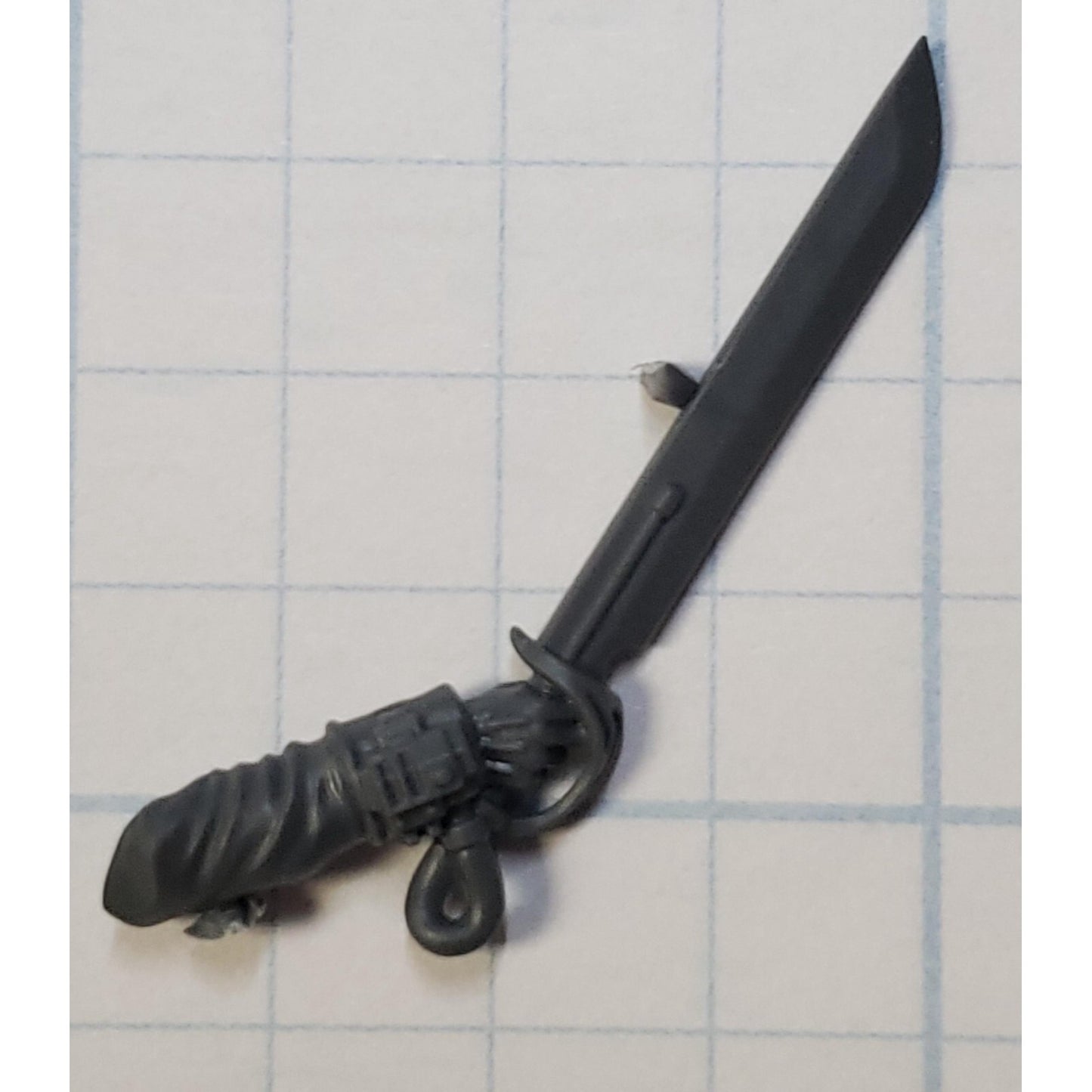40k Astra Militarum Bits Cadian Upgrade Commander Raised Sabre Sword