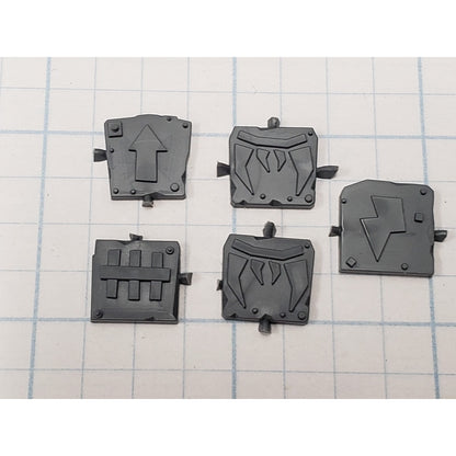 40k Ork Bits Trukk Glyph Sygil Plate Set x5 SG05
