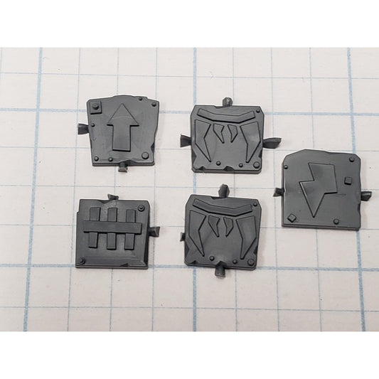 40k Ork Bits Trukk Glyph Sygil Plate Set x5 SG05