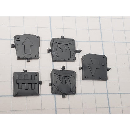 40k Ork Bits Trukk Glyph Sygil Plate Set x5 SG05