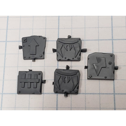 40k Ork Bits Trukk Glyph Sygil Plate Set x5 SG05