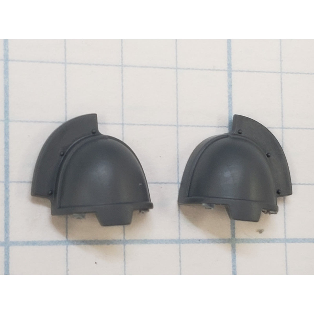40k Space Marine Bits Aggressor Gravis Crest Pip Shoulder Pads #92