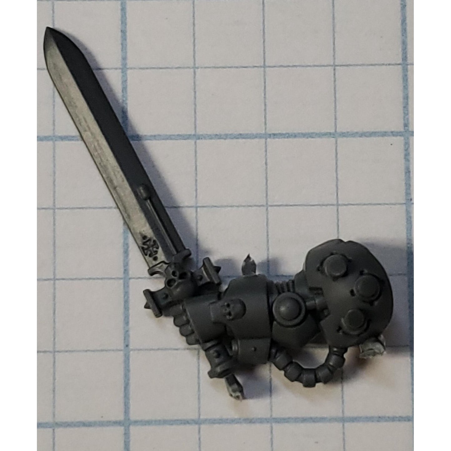 40k Space Marines Bits Terminator Squad Sergeant Power Sword w Arm #24