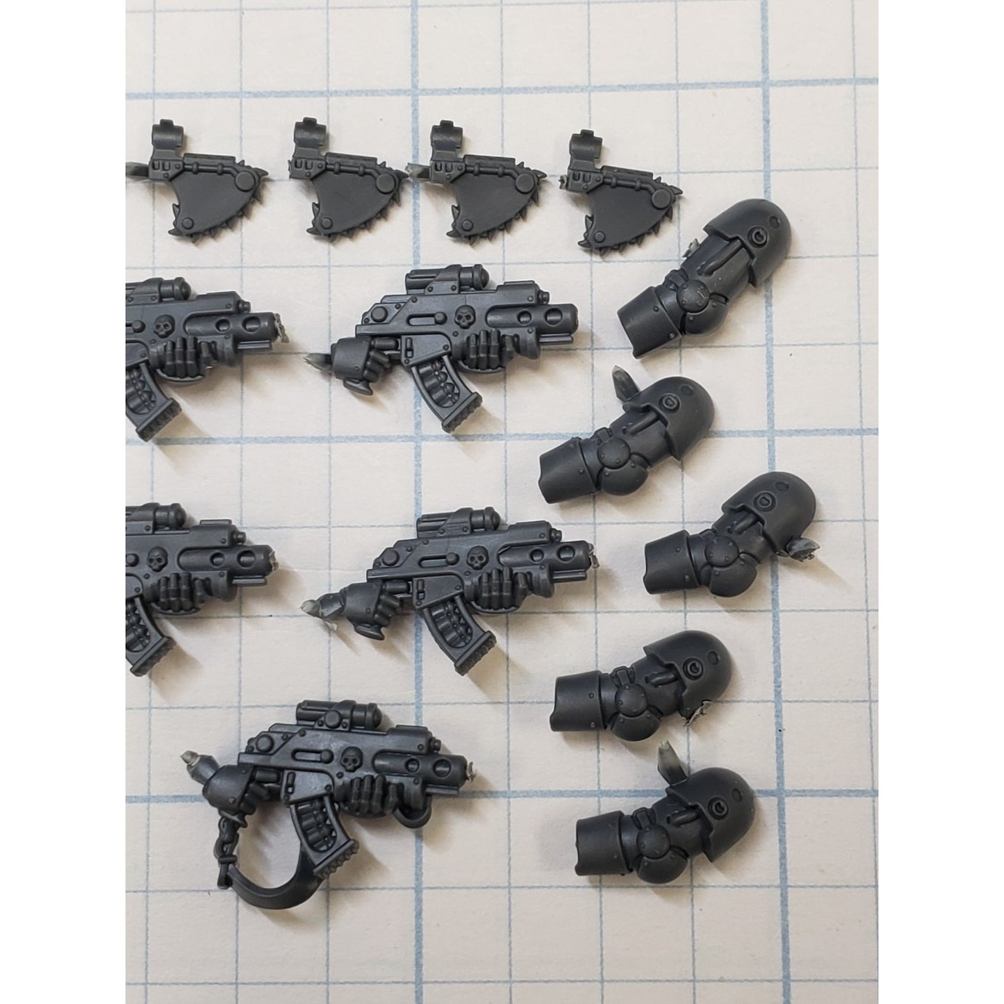 30k Space Marine Bits Legionnaire Mark II Crusade Bolter w Arms x5 Set