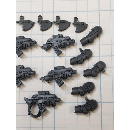 30k Space Marine Bits Legionnaire Mark II Crusade Bolter w Arms x5 Set