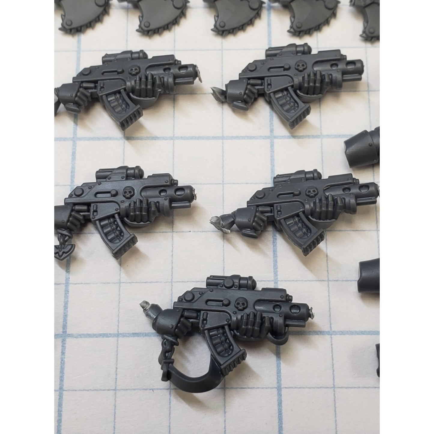 30k Space Marine Bits Legionnaire Mark II Crusade Bolter w Arms x5 Set