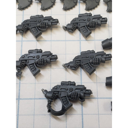 30k Space Marine Bits Legionnaire Mark II Crusade Bolter w Arms x5 Set