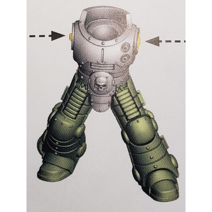 30k Space Marine Bits Legionnaire Mark II Crusade Armor Body Legs #18