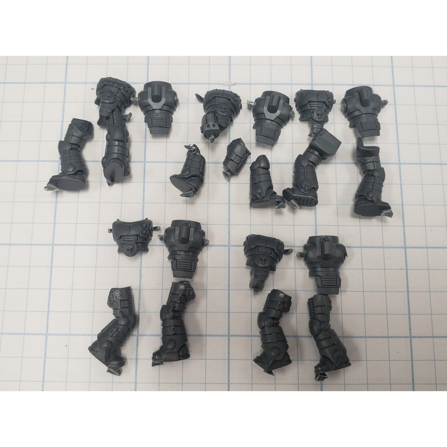 30k Space Marine Bits Legionnaire Mark II Crusade Armor Body x5 Set