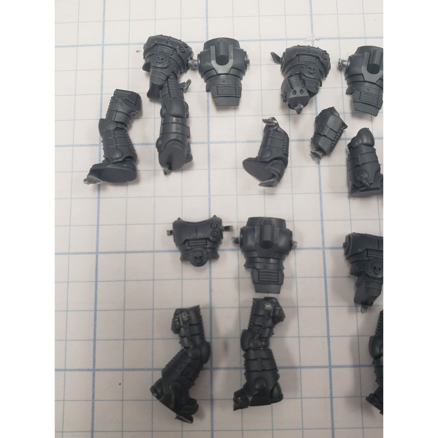 30k Space Marine Bits Legionnaire Mark II Crusade Armor Body x5 Set