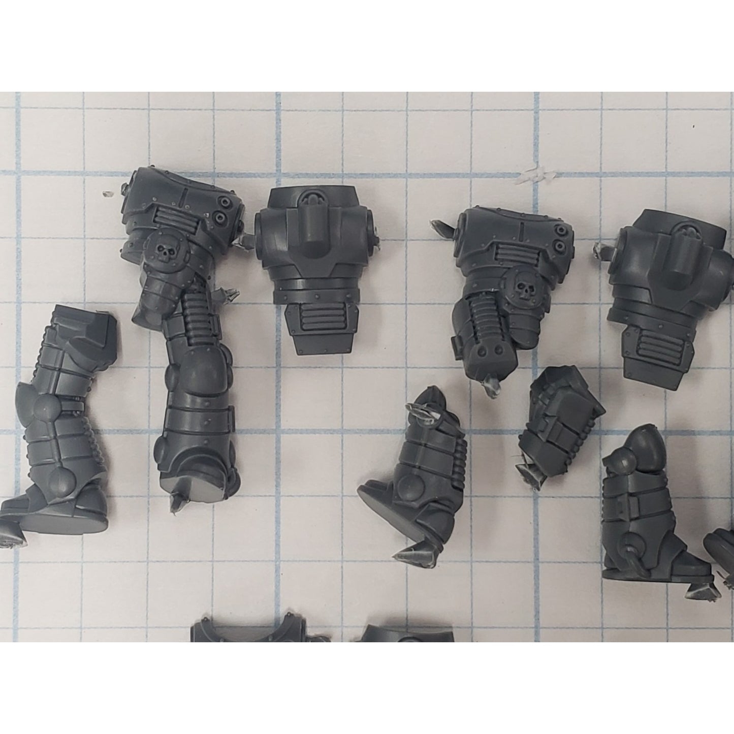 30k Space Marine Bits Legionnaire Mark II Crusade Armor Body x5 Set