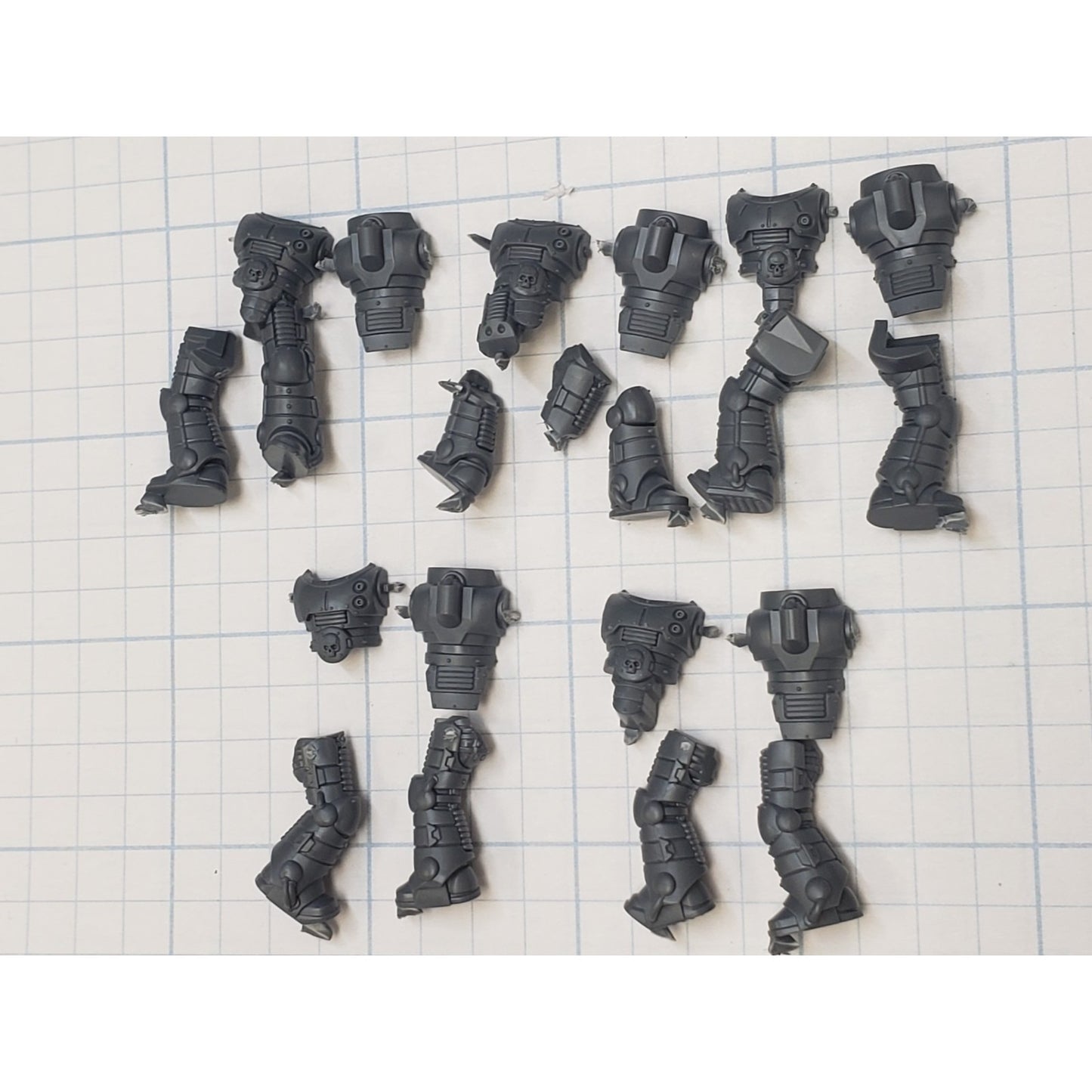 30k Space Marine Bits Legionnaire Mark II Crusade Armor Body x5 Set