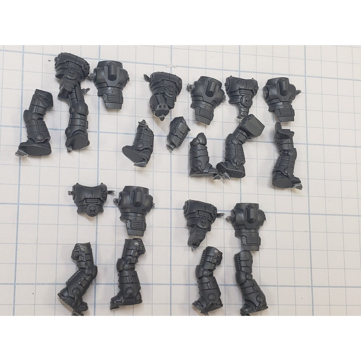 30k Space Marine Bits Legionnaire Mark II Crusade Armor Body x5 Set