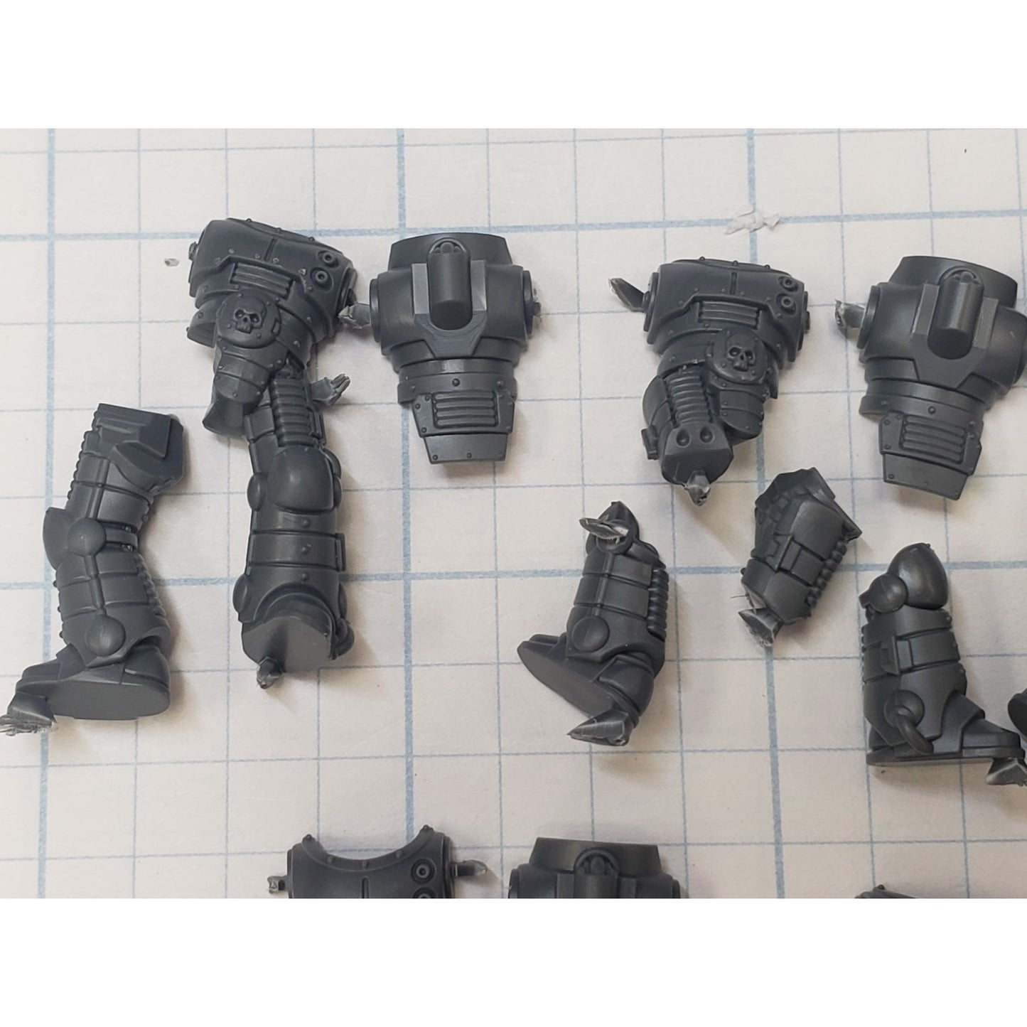 30k Space Marine Bits Legionnaire Mark II Crusade Armor Body x5 Set