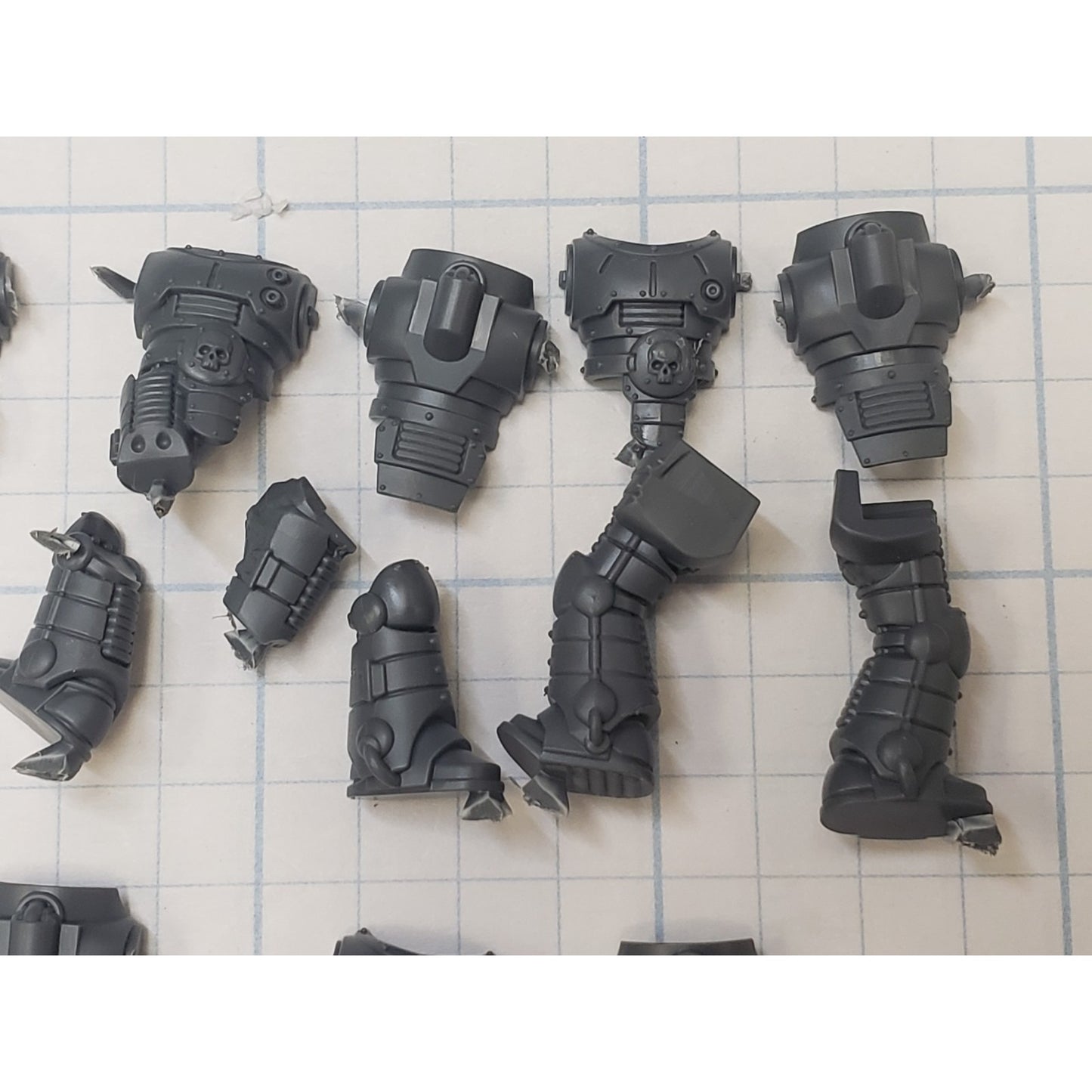 30k Space Marine Bits Legionnaire Mark II Crusade Armor Body x5 Set