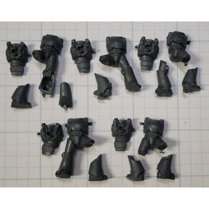 30K Space Marine Bits Mark VI ASSAULT Squad Jumping Torso Legs x5 A05