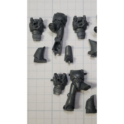 30K Space Marine Bits Mark VI ASSAULT Squad Jumping Torso Legs x5 A05